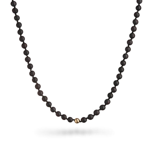 Gintaro vėrinys vaikams su AU750 prabos auksu.
Juodo, matinio atspalvio gintaro vėrinys
AU750 prabos geltono aukso akcentas
Vėrinio ilgis: 36-37 cm
Svoris: 64,84 g
Detalių diametras: 5 mm
Suverta ant tvirto siūlo, su mazgeliais
Plastikinis užsukamas užsegimas
Gaminys prabuotas Lietuvos Prabavimo Rūmuose