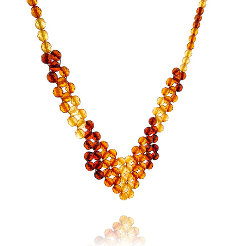 Amber necklace LUSSO