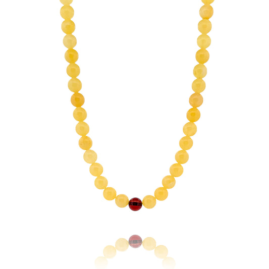 Amber necklace SOLEIL